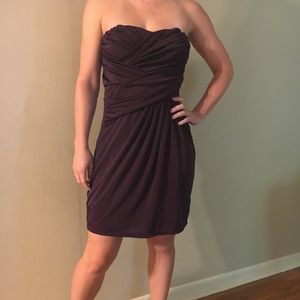 Express plum sleeveless mini dress